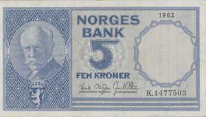 Norway, 5 Krone, P30g