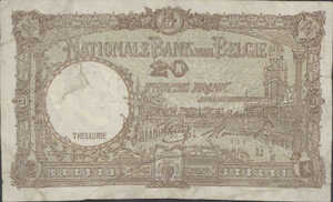 Belgium, 20 Franc, P111