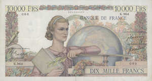 France, 10,000 Franc, P132c, F.50.41