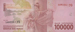 Indonesia, 100,000 Rupiah, P160b (New)