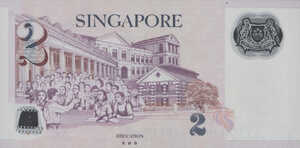 Singapore, 2 Dollar, P46New