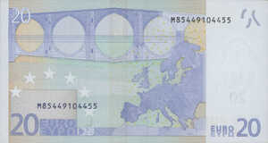 European Union, 20 Euro, P16m