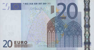 European Union, 20 Euro, P16m