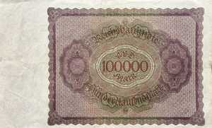 Germany, 100,000 Mark, P83a v2